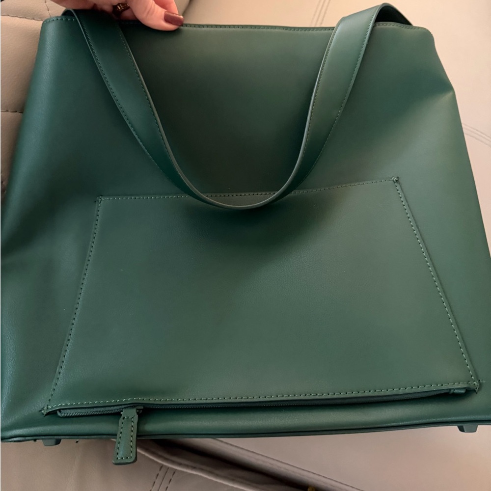 BEIS Forest Green Tote Bag - Picture 4 of 5